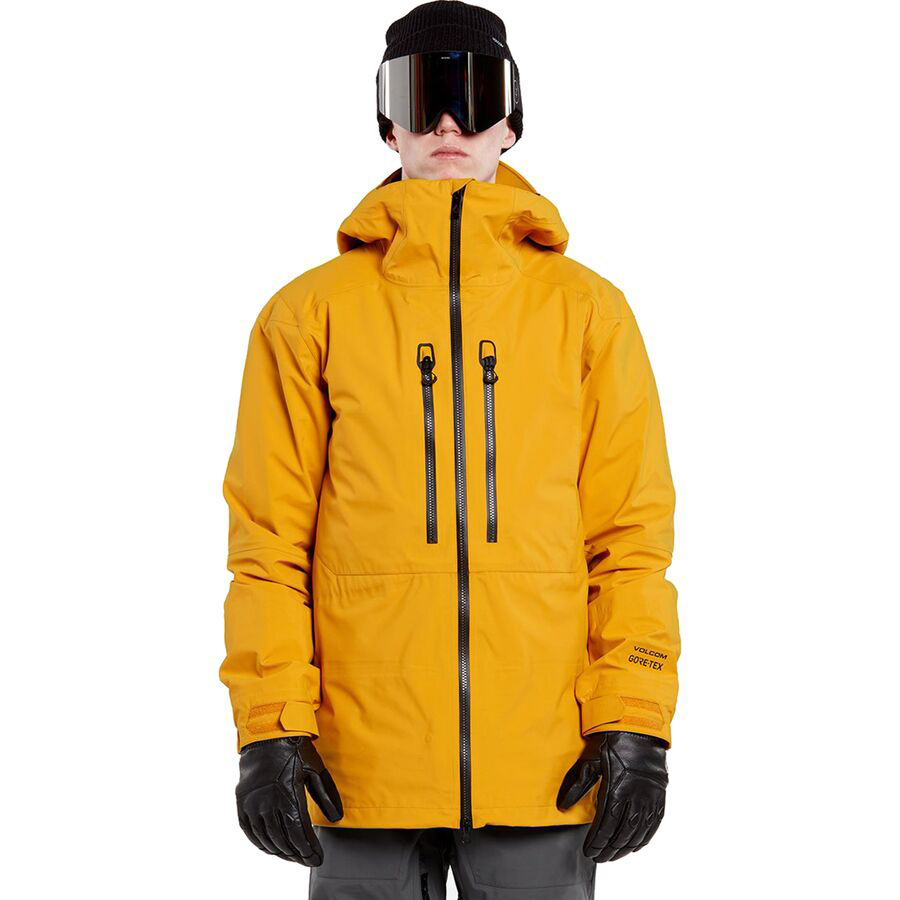 アウトドアスポーツGoretex3Lハードシェル男性防水通気性の防風軽量スキージャケット