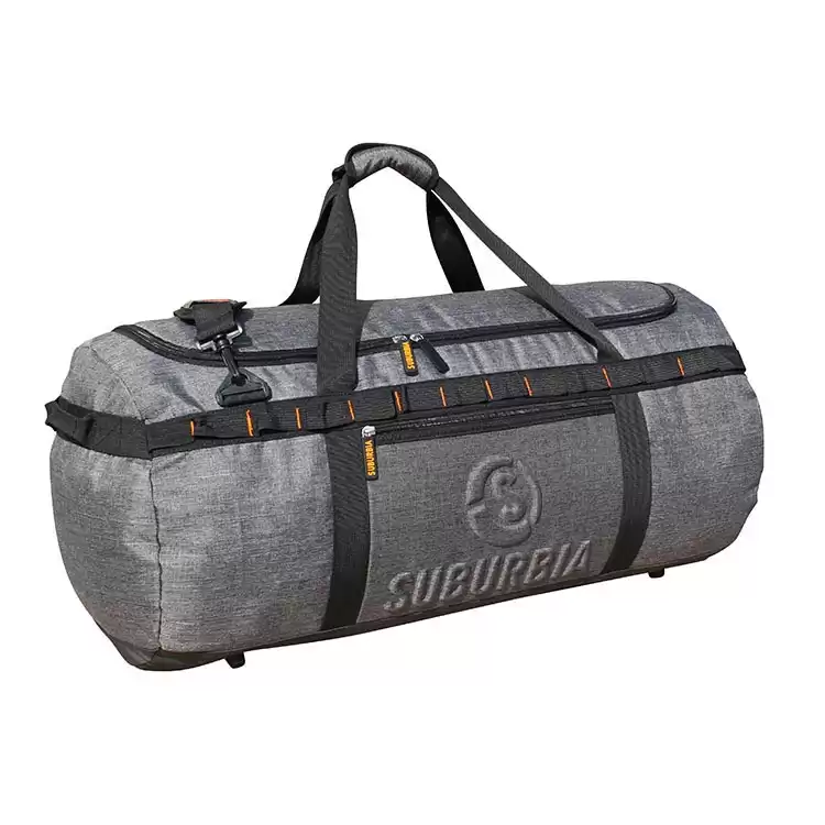 耐久性の2つのトーンと旅行やスポーツのための逆布のカスタム大容量ダッフルバッグ