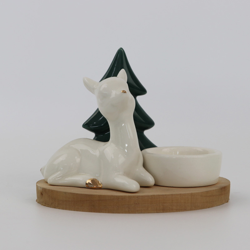 クリスマス鹿セラミックの装飾