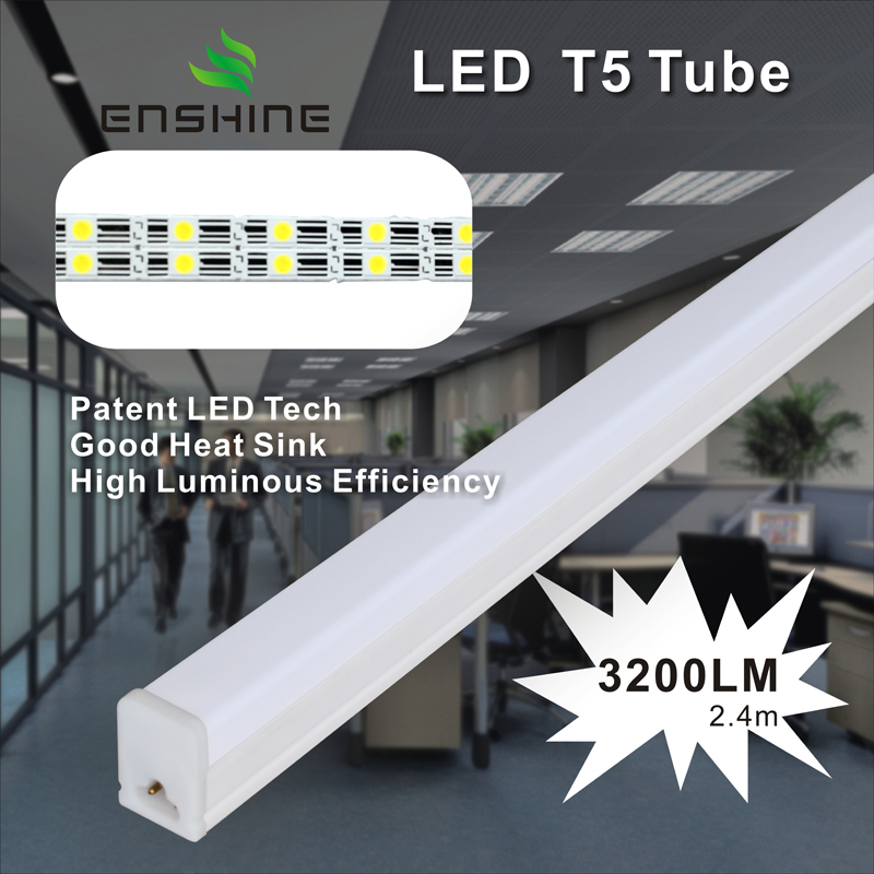 高発光効率T5チューブPC /ナノ/ガラス製/ AL + PC 6-32W YX-T5 LED