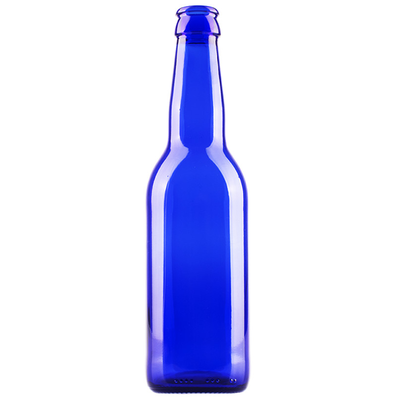 330mlコバルトブルーガラスビール瓶