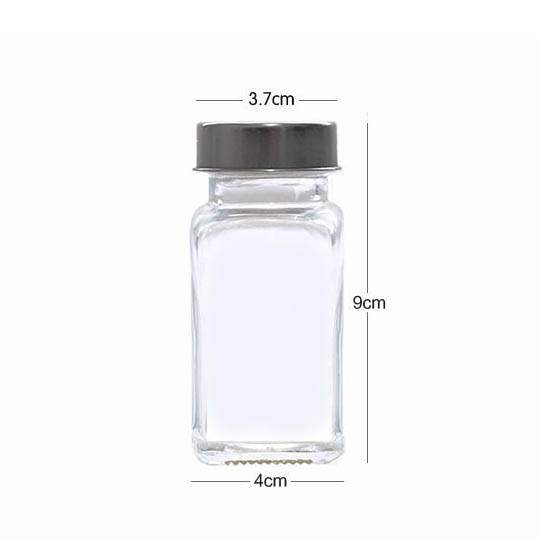 100mlのガラス正方形の香りのボトル
