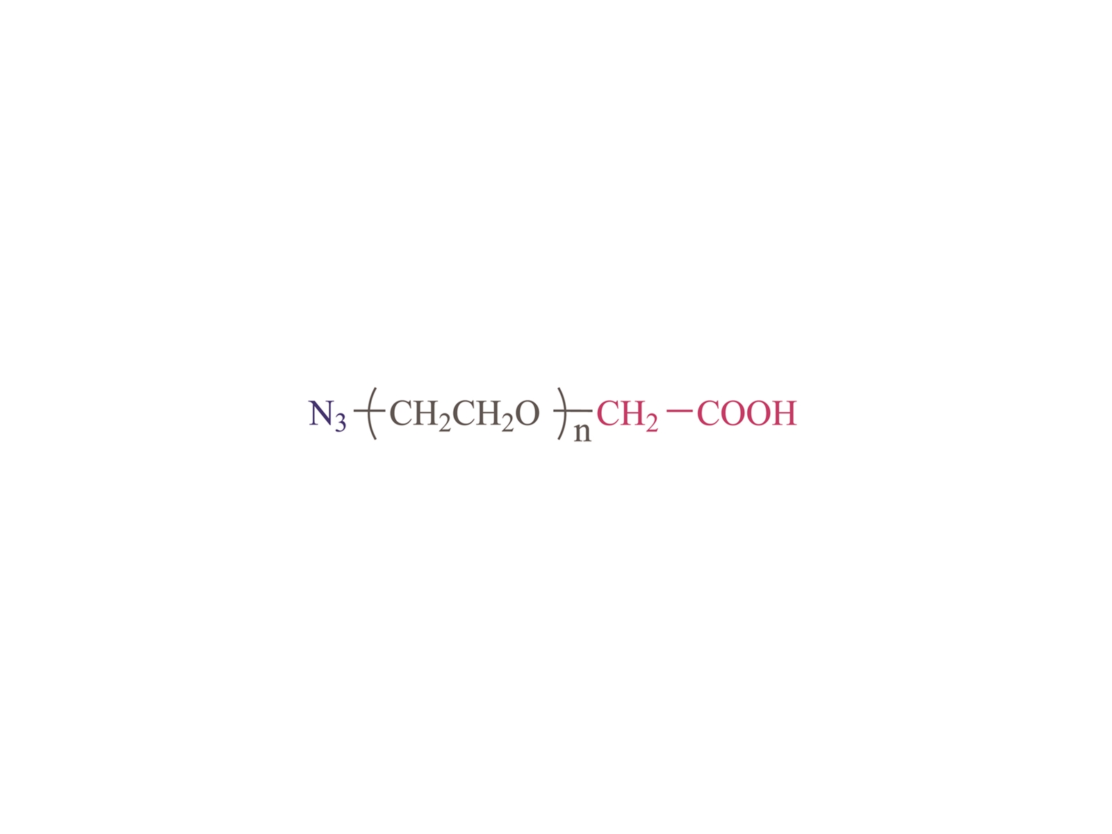 α-カルボキシル - ω-アジドポリ（エチレングリコール）[HOOC-PEG-N3] CAS：882518-90-3,172531-37-2