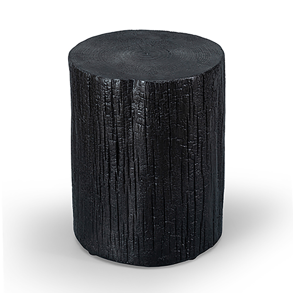 黒の家具の中の炭化炭化物の木のアクセントのテーブル