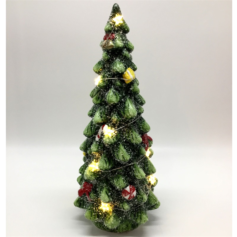 LEDライト付きセラミッククリスマスツリー