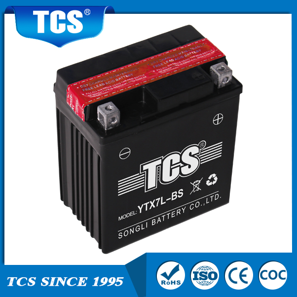 乾式充電メンテナンス無料電池YTX7L-BS