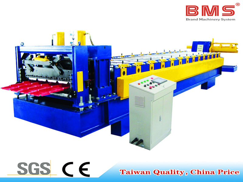 機械を形作る高品質の中国価格の艶をかけられたタイルロール