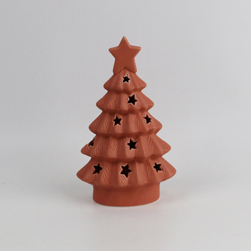 クリスマスツリーの陶磁器の装飾品