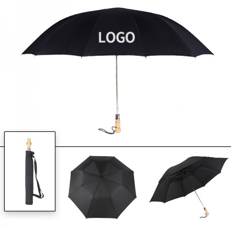 カスタマイズ防風自動ポータブル折りたたみ傘