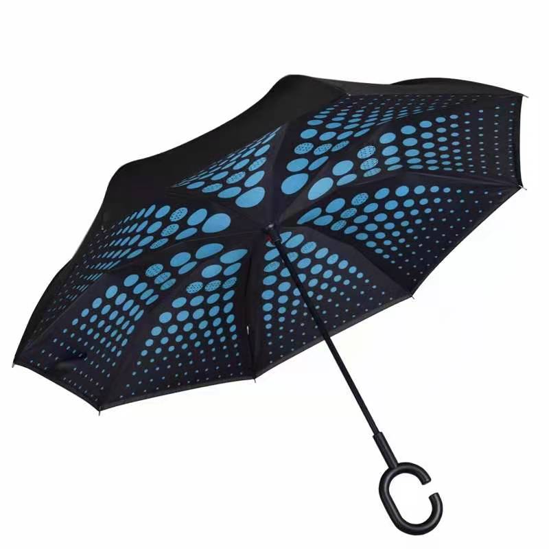 防風逆折りたたみ傘
