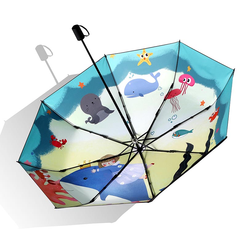 カスタム防水自動折りたたみ傘