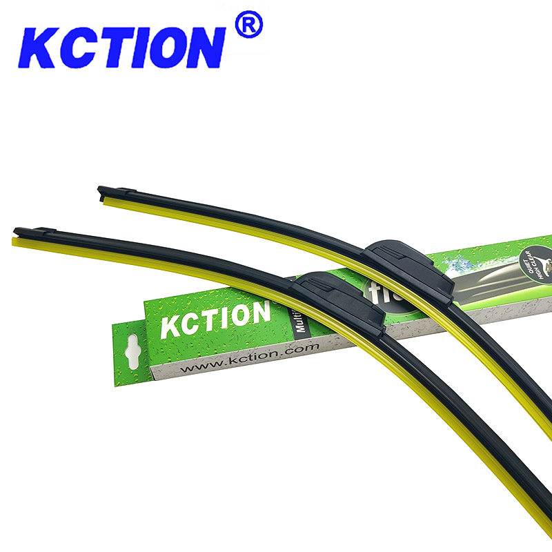 Kction PET スチール ユニバーサル フレームレス ワイパー ブレード
