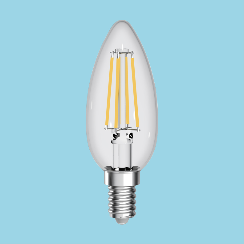 LED電球 B35-4W キャンドルフィラメント
