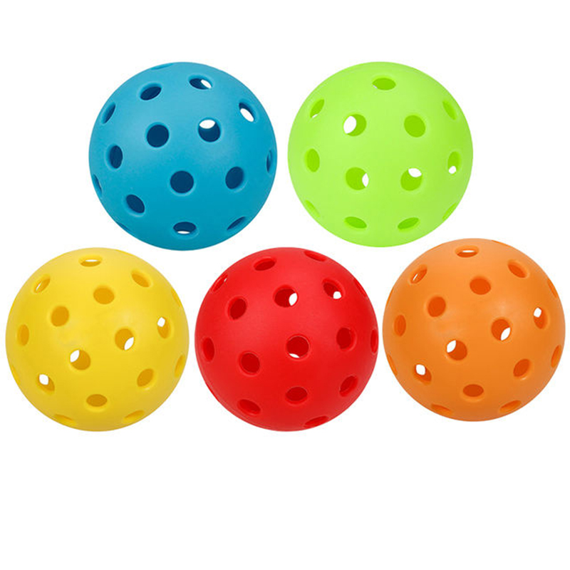 高品質ワンピースデザインPE素材40穴ピックルボールボール