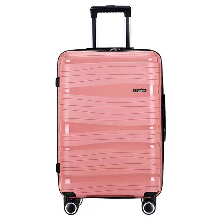 拡張可能な荷物セット 3 ピースハードシェル軽量 PP スーツケーススピナーホイール TSA ロック付き