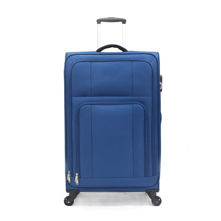 高品質の新しい超軽量生地ソフトスーツケースナイロン素材荷物スーツケースセット