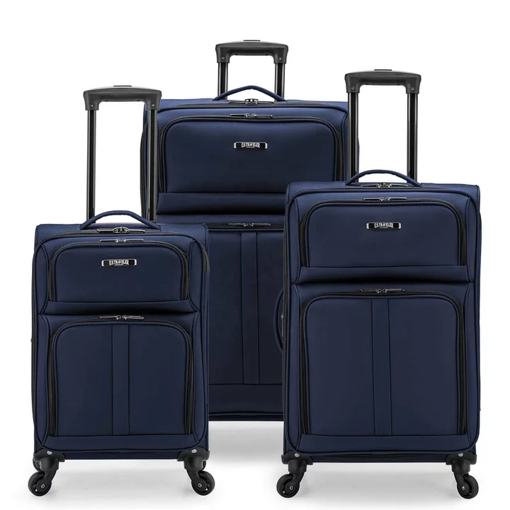 2022 高品質ナイロン生地荷物ソフト荷物セット旅行スーツケースバッグ