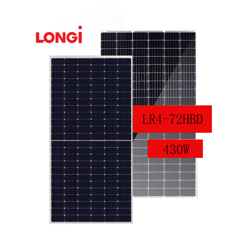 Longi 最も効率的なソーラー パネル 400 ワットのソーラー パネル メーカー