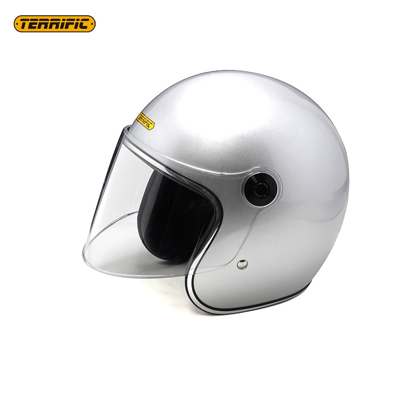 フルフェイスクラシックモーターヘルメット新しいスタイルのホット販売カスタムオートバイヘルメット高品質ヴィンテージバイザーオートバイヘルメットヘルム