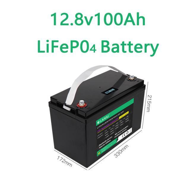 LiFePO4 バッテリー 12.8V 100Ah 200Ah 300Ah 太陽リチウム電池