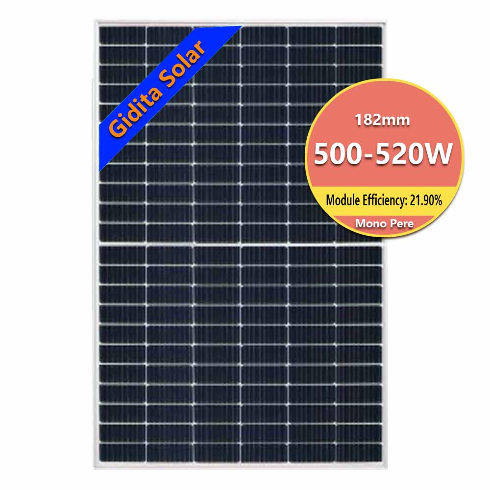 高効率ソーラーパネル、高効率ソーラーパネル、500W 510W 520W ソーラーパネル